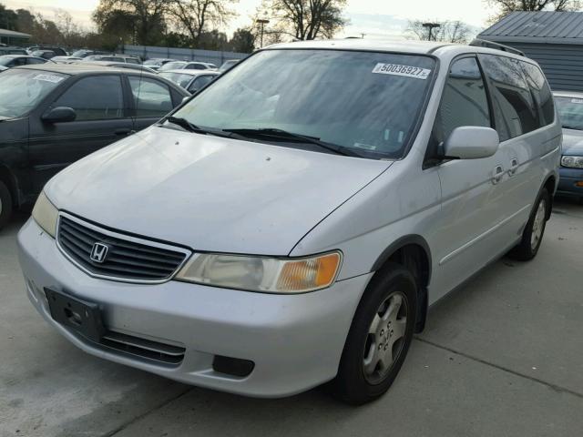 2HKRL18701H578500 - 2001 HONDA ODYSSEY EX SILVER photo 2