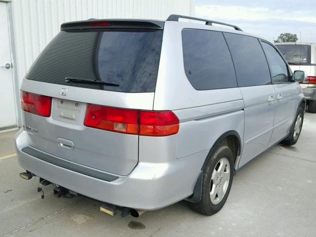 2HKRL18701H578500 - 2001 HONDA ODYSSEY EX SILVER photo 4