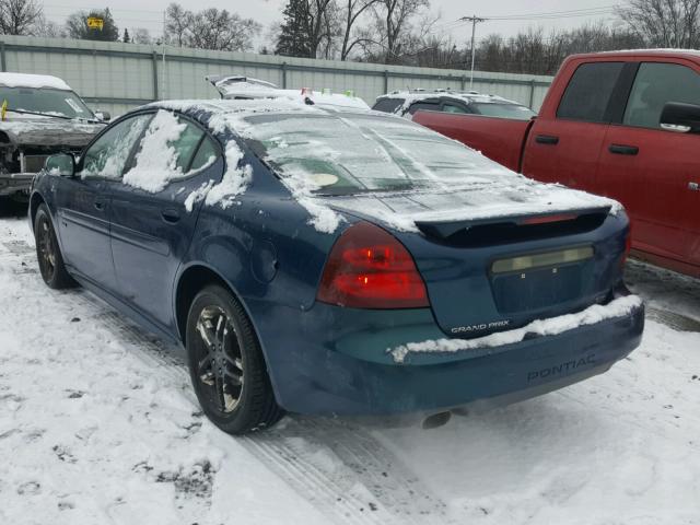 2G2WR544651178358 - 2005 PONTIAC GRAND PRIX BLUE photo 3