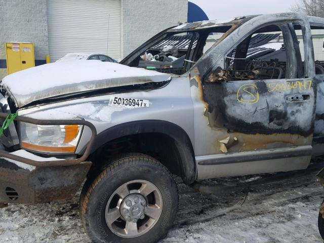 1D7KS28C56J176290 - 2006 DODGE RAM 2500 S SILVER photo 10