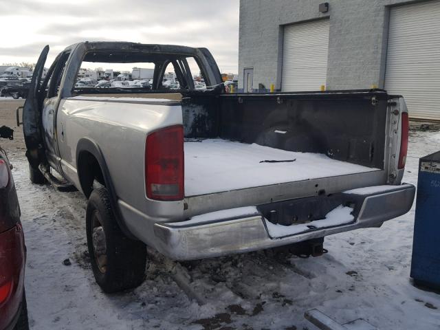 1D7KS28C56J176290 - 2006 DODGE RAM 2500 S SILVER photo 3