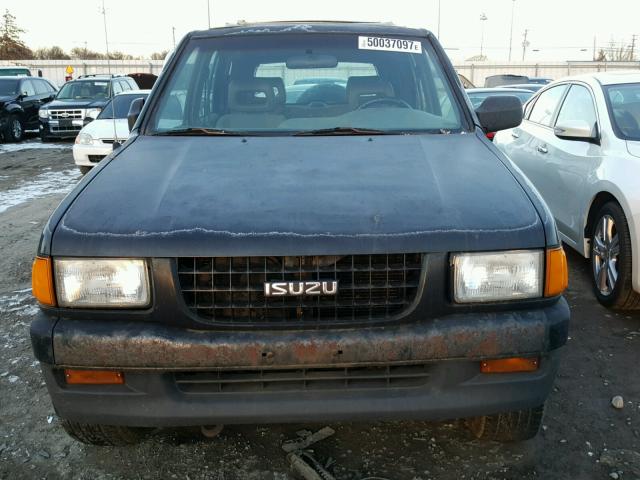 4S2CM58V3T4325287 - 1996 ISUZU RODEO S BLACK photo 9