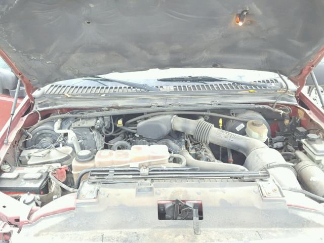 1FTNW20L02ED55220 - 2002 FORD F250 SUPER RED photo 7