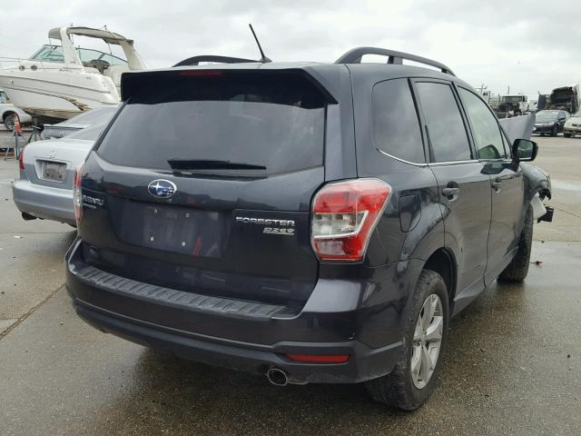 JF2SJAHC8EH490157 - 2014 SUBARU FORESTER 2 GRAY photo 4