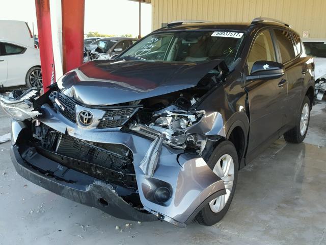 JTMZFREV1DD020772 - 2013 TOYOTA RAV4 LE Grafit foto 2