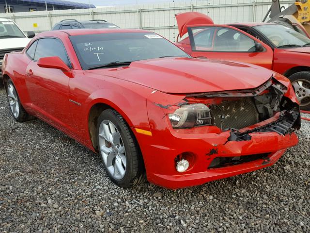 2G1FB1E32C9175818 - 2012 CHEVROLET CAMARO LT RED photo 1