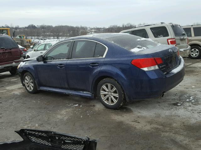 4S3BMCC63A3230260 - 2010 SUBARU LEGACY 2.5 BLUE photo 3