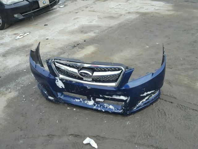 4S3BMCC63A3230260 - 2010 SUBARU LEGACY 2.5 BLUE photo 9