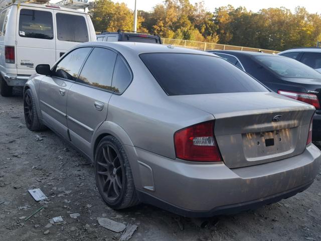 4S4BL62C177202160 - 2007 SUBARU LEGACY OUT SILVER photo 3