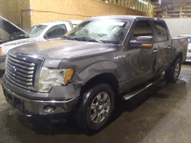 1FTFW1EF2CFA40108 - 2012 FORD F150 SUPER GRAY photo 2