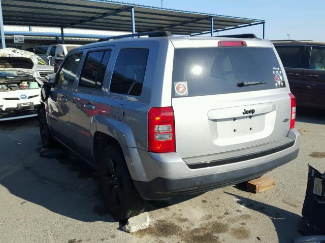 1C4NJPBA9ED894081 - 2014 JEEP PATRIOT SP SILVER photo 3