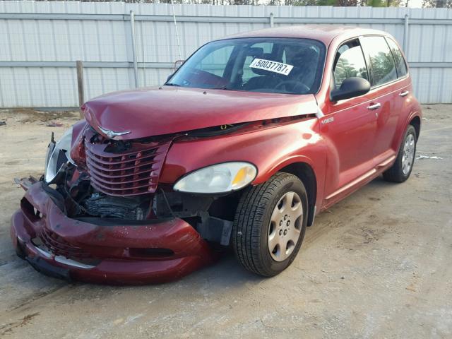 3C4FY48B44T358016 - 2004 CHRYSLER PT CRUISER BURGUNDY photo 2