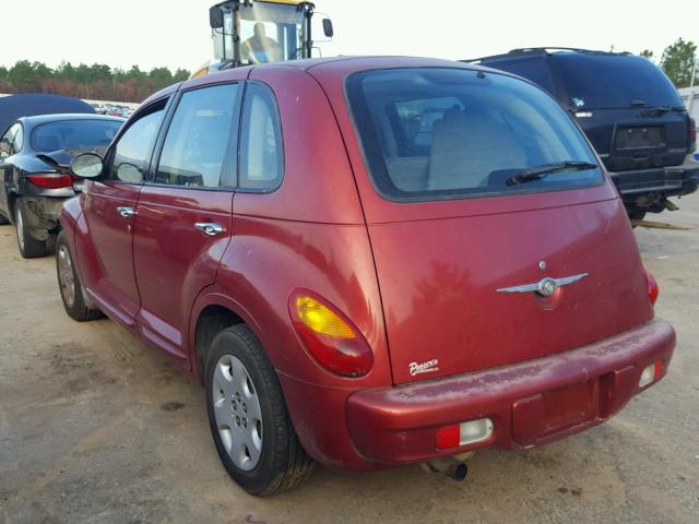 3C4FY48B44T358016 - 2004 CHRYSLER PT CRUISER BURGUNDY photo 3