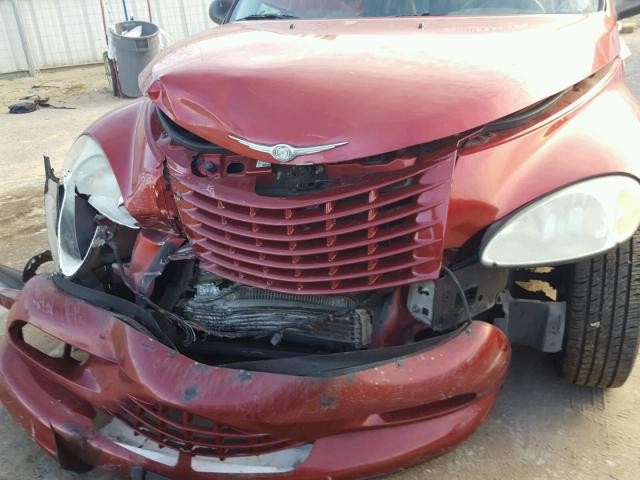 3C4FY48B44T358016 - 2004 CHRYSLER PT CRUISER BURGUNDY photo 9