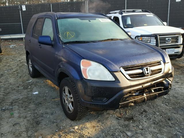 SHSRD78853U100608 - 2003 HONDA CR-V EX BLUE photo 1