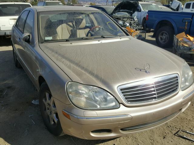 WDBNG70J82A312257 - 2002 MERCEDES-BENZ S 430 BEIGE photo 1