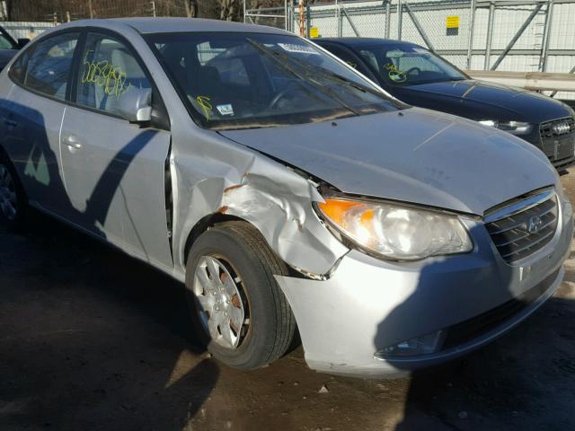 KMHDU46D08U541475 - 2008 HYUNDAI ELANTRA GL SILVER photo 9