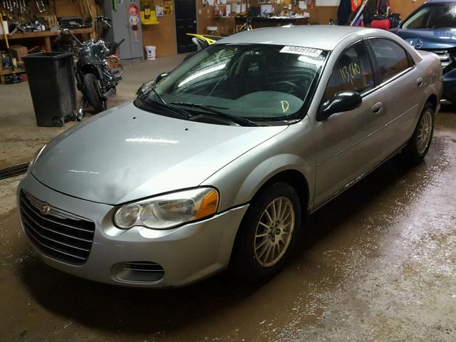 1C3EL46X14N289346 - 2004 CHRYSLER SEBRING LX SILVER photo 2