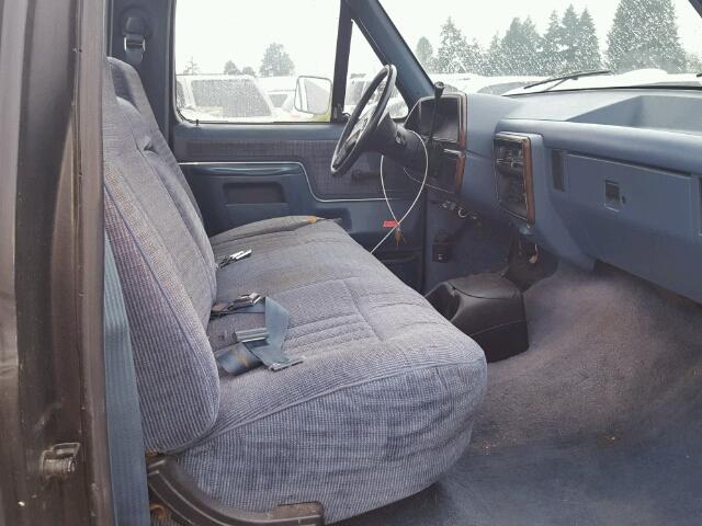 1FTHF25G8JPA93720 - 1988 FORD F250 BLACK photo 5