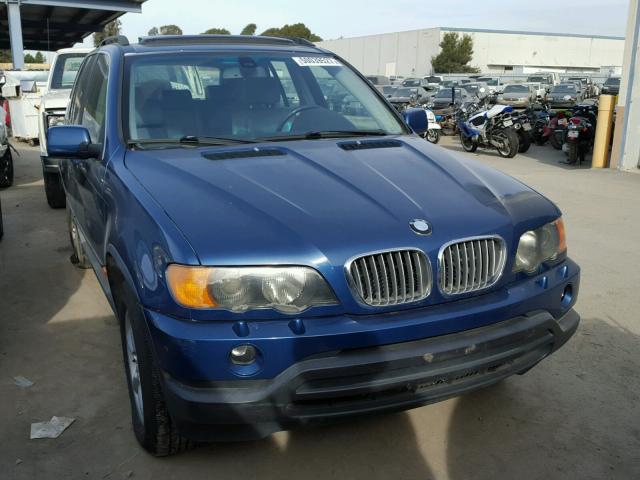 WBAFB3349YLH02512 - 2000 BMW X5 4.4I BLUE photo 1