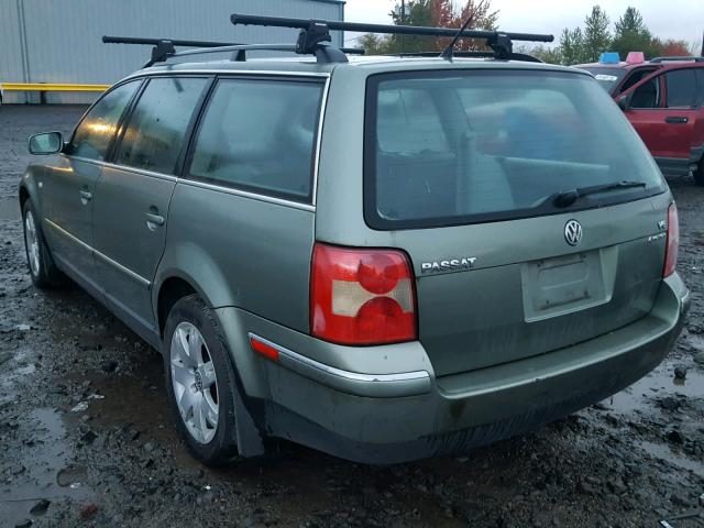 WVWYH63B63E176781 - 2003 VOLKSWAGEN PASSAT GLX 绿色 照片 3