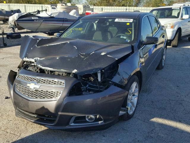 1G11C5SL1EF270786 - 2014 CHEVROLET MALIBU 1LT BLACK photo 2