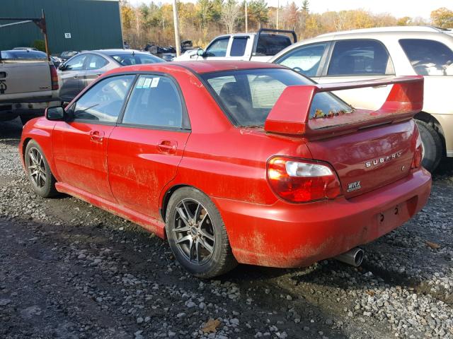 JF1GD29674G504120 - 2004 SUBARU IMPREZA WR RED photo 3