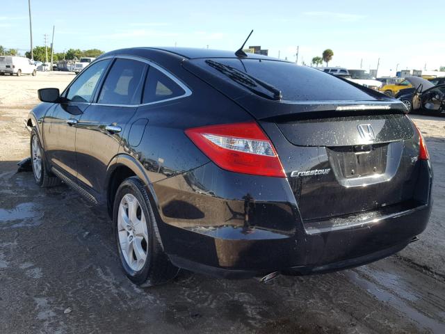 5J6TF1H5XCL004054 - 2012 HONDA CROSSTOUR BLACK photo 3