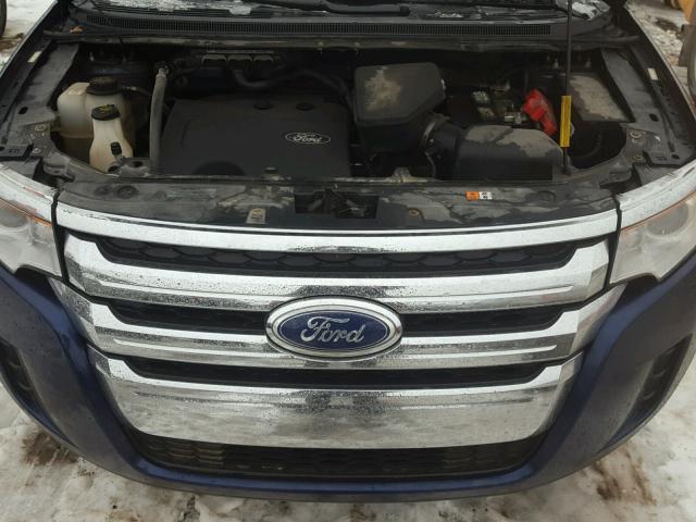 2FMDK3GC1BBA05427 - 2011 FORD EDGE SE BLUE photo 7