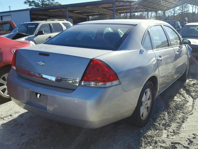 2G1WT58NX89153378 - 2008 CHEVROLET IMPALA LT SILVER photo 4