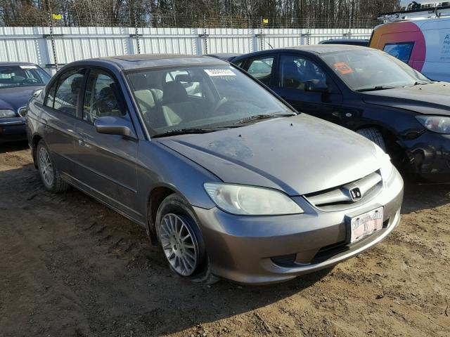 2HGES26755H574016 - 2005 HONDA CIVIC EX 银色 照片 1