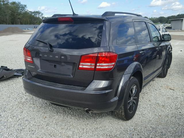 3C4PDCAB3HT683797 - 2017 DODGE JOURNEY SE GRAY photo 4