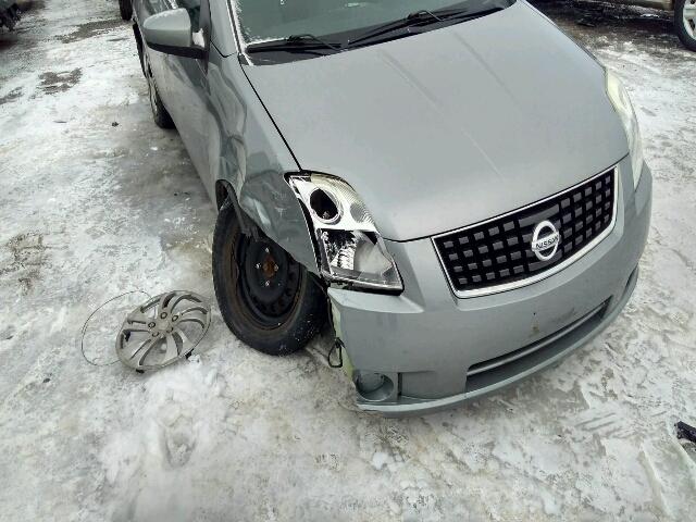 3N1AB61E78L623323 - 2008 NISSAN SENTRA 2.0 SILVER photo 9