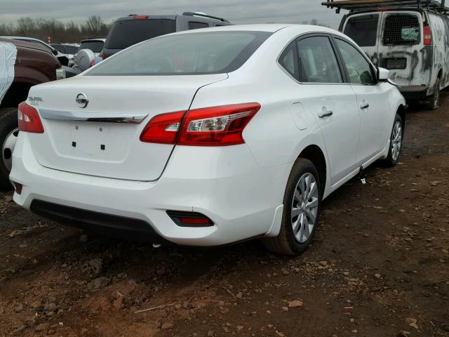 3N1AB7AP7HY266767 - 2017 NISSAN SENTRA S WHITE photo 4