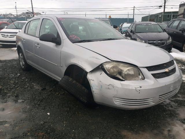 1G1AJ55F487326147 - 2008 CHEVROLET COBALT LS SILVER photo 1