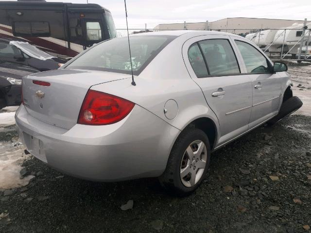 1G1AJ55F487326147 - 2008 CHEVROLET COBALT LS SILVER photo 4