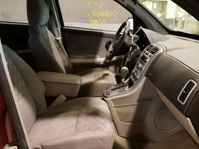 2CNDL13F786006634 - 2008 CHEVROLET EQUINOX LS BURGUNDY photo 5