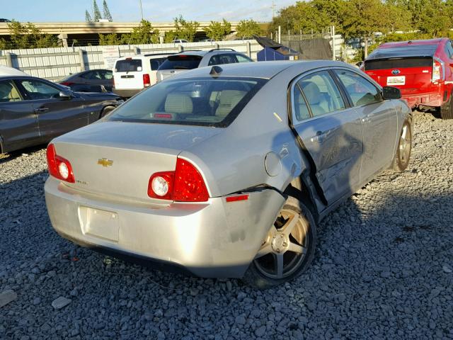 1G1ZB5E00CF105400 - 2012 CHEVROLET MALIBU LS SILVER photo 4