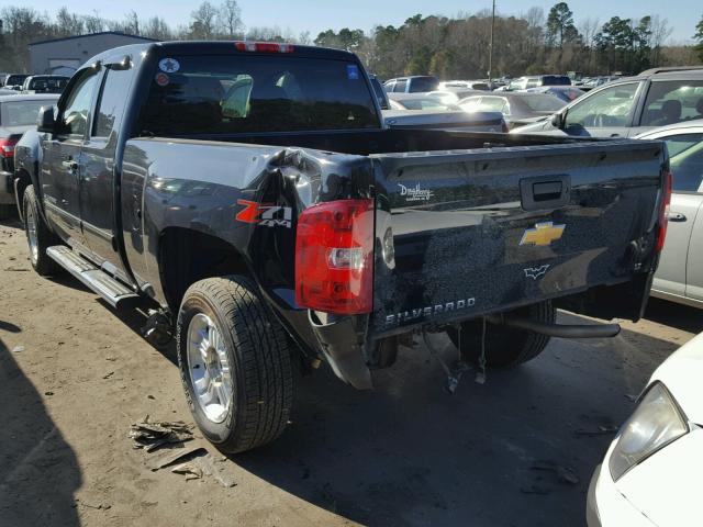 1GCRKSE71DZ150266 - 2013 CHEVROLET SILVERADO BLACK photo 3