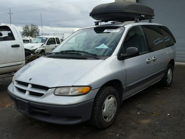 2B4GP45G4YR789517 - 2000 DODGE CARAVAN SE SILVER photo 2