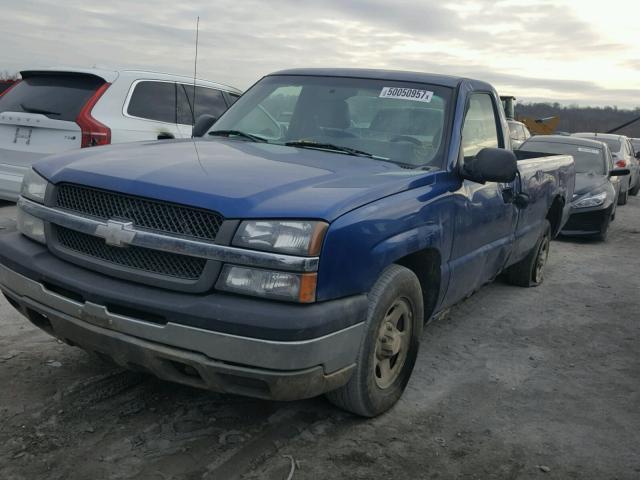 1GCEC14XX3Z349659 - 2003 CHEVROLET SILVERADO BLUE photo 2