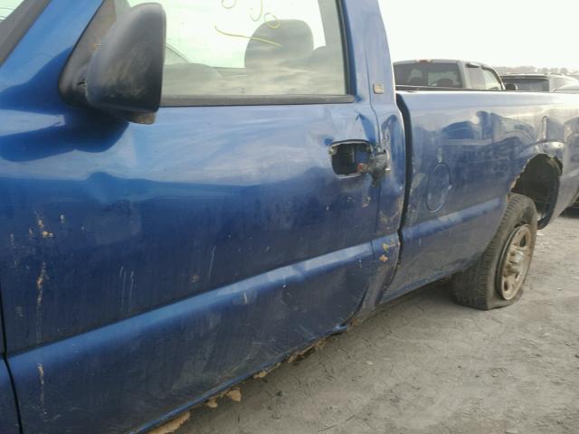 1GCEC14XX3Z349659 - 2003 CHEVROLET SILVERADO BLUE photo 9