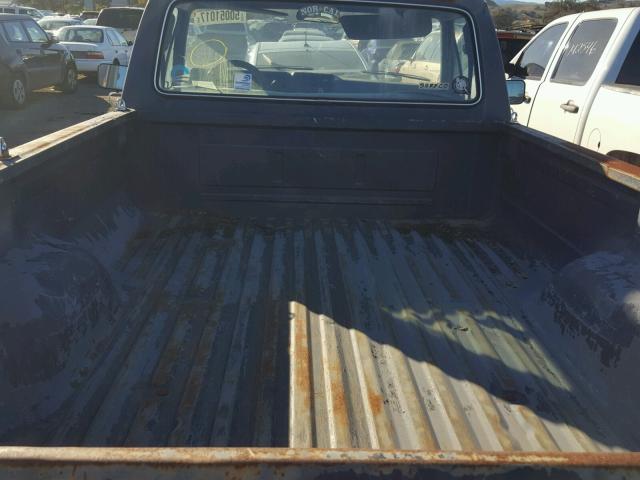 1FTHF25L7GPB34490 - 1986 FORD F250 BLUE photo 6