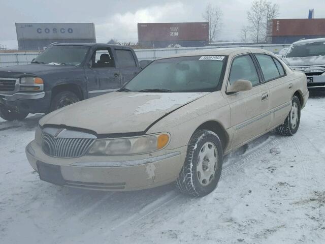 1LNHM97V61Y641682 - 2001 LINCOLN CONTINENTA TAN photo 2