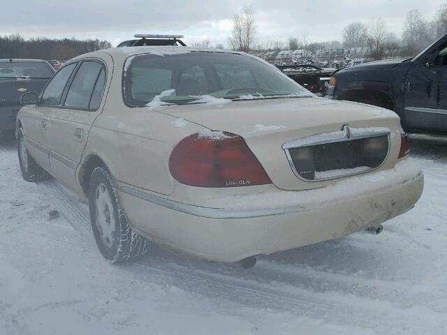 1LNHM97V61Y641682 - 2001 LINCOLN CONTINENTA TAN photo 3