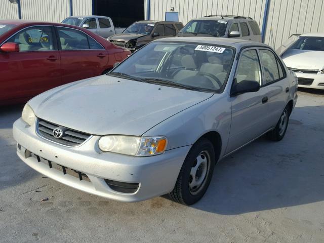 1NXBR12E32Z600239 - 2002 TOYOTA COROLLA CE SILVER photo 2