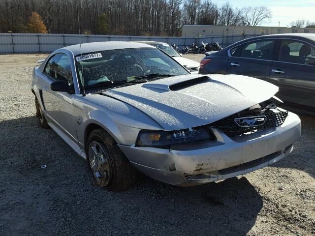 1FAFP40414F119636 - 2004 FORD MUSTANG SILVER photo 1