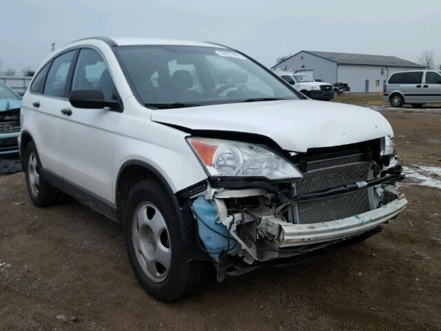 5J6RE38309L012020 - 2009 HONDA CR-V LX WHITE photo 1