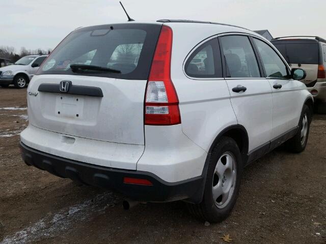 5J6RE38309L012020 - 2009 HONDA CR-V LX WHITE photo 4