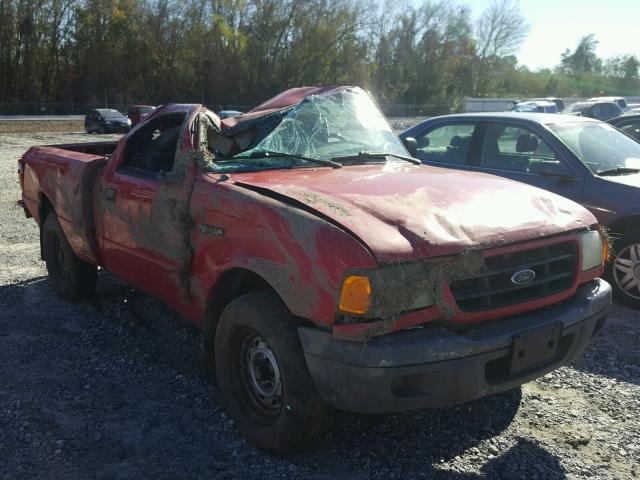 1FTYR10C11TA29094 - 2001 FORD RANGER RED photo 1
